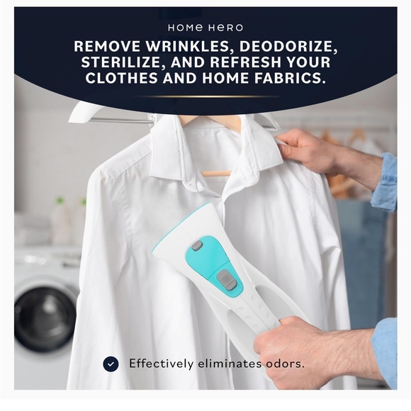 Home Hero Handheld Clothes Steamer - Picture 4 of 6